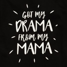 Fun2Wear Mama's drama peuter pyjama zwart (98 t/m 128)