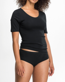 Speidel dames t-shirt Y-loft korte mouw zwart 38 t/m 46