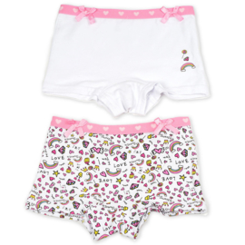 Funderwear meisjes setje sweetie wit (92/98-104/110-116/122-140/146)