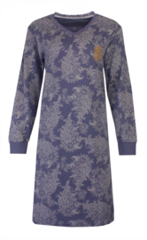 Medaillon dames nachthemd paars 2402A (S t/m 3XL)