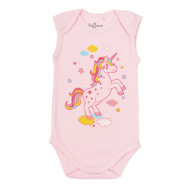 Fun2Wear Unicorn roze romper (62/68-74/80-86/92)