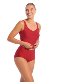 Ten Cate Secrets dames high waist slip velvet red S t/m XL