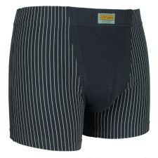 Gentlemen heren boxershort krijtstreep donker grijs