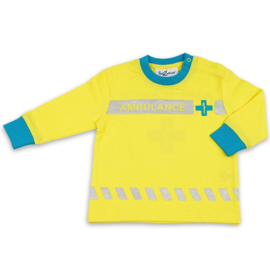 Fun2Wear Ambulance uniform baby pyjama geel (68 t/m 86)