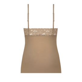 Ten Cate Secrets dames spaghetti top kant dutsy sand S t/m XL