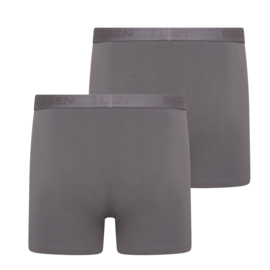 Beeren heren boxershort Roger donker grijs (2-pack)