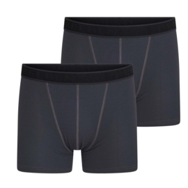 Beeren heren boxershort young Sven antraciet (2-pack)