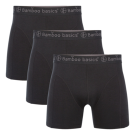 Bamboo Basics boxershort Rico-009 (zwart, 3-pack)