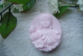 Boeddha met lotusbloemen