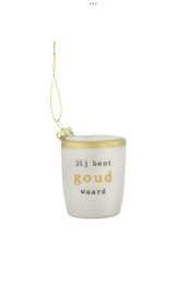 Zusss ornament koffiekopje wit
