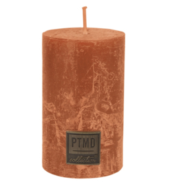 Ptmd kaars Rust orange 8x5