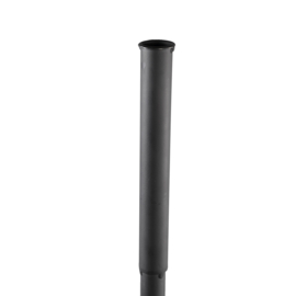 PTMD Dara kandelaar - set van 2 - zwart / marmer
