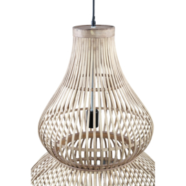PTMD hanglamp Mykel - bamboe