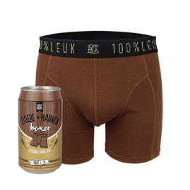100% leuk Boxer in blik