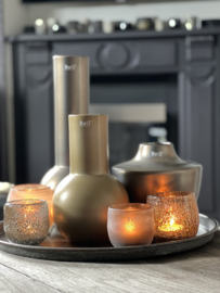 Dutz vaas Zlatko 22x23 Mat Gold