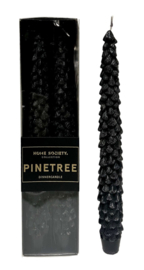 Home Society dinerkaars pinetree set van 2 zwart