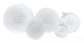 Dutz Deco bal Clear Bubbles 8x8