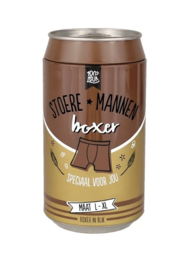 100% leuk Boxer in blik