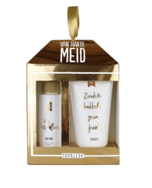 100% leuk Giftset Van harte meid