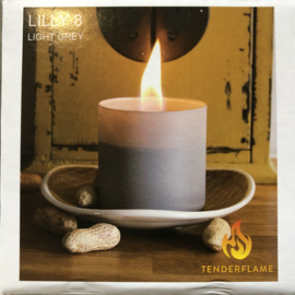 Tenderflame Lilly - 8 cm - Light Grey