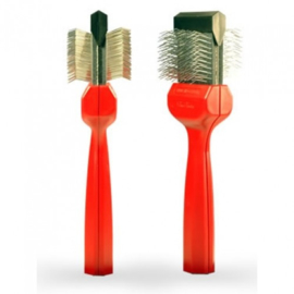 Les Poochs brush, Matzapper, borstel, small (red) Model: c5059