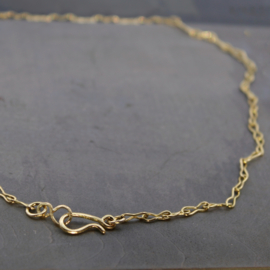 18k geelgouden collier