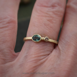 aqua saffier en diamant