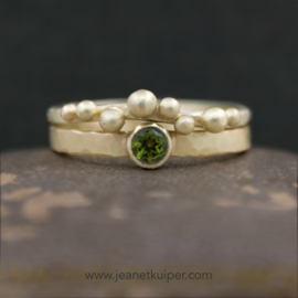 gewelfde balletjesring