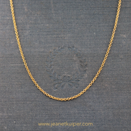 ankercollier 14k geelgoud