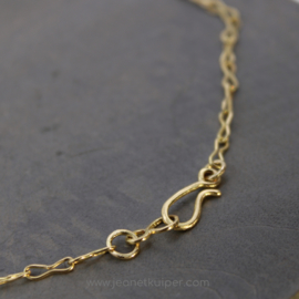 18k geelgouden collier