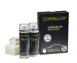 Coralux® complete onderhoudsset voor autoleer