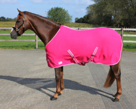 Deken fleece color met singels