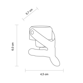 Universele Stopper Zwart