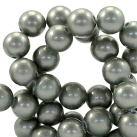 Glaskraal 6mm pearl coating greenish grey 41510