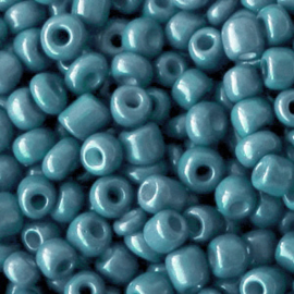 Rocailles 4mm 6/0 adriatic blue 68257