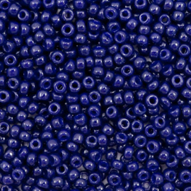 Miyuki rocailles 11/0 (2mm) duracoat opaque dyed dark navy blue 11-4494