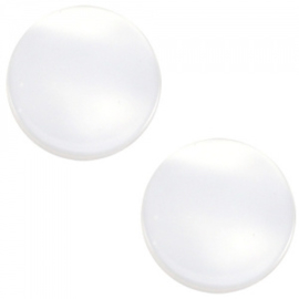 Cabochon Polaris plat 12mm perseo white 30573