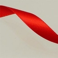 Satijnlint 10mm per meter rood