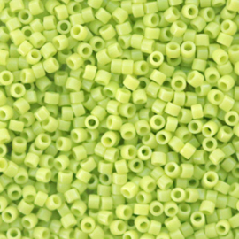 Miyuki delicas 11/0 (2mm) opaque chartreuse green 733