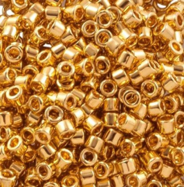 Miyuki delicas 11/0 (2mm) gold plated