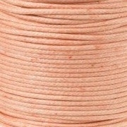 DQ Leer rond 2mm pale blush per 20cm