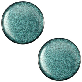 Cabochon Polaris plat 12mm soft tone shiny emerald green 33387