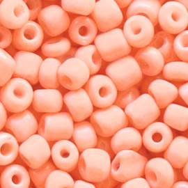 Rocailles 4mm 6/0 light coral rose 60221