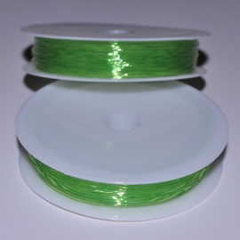 Elastisch nylon 0,8mm 10 meter lichtgroen