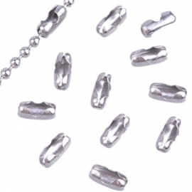 RVS slotje voor 2mm ball chain Y1409