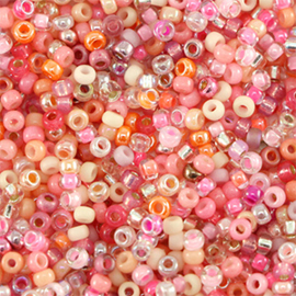 Miyuki rocailles 11/0 (2mm) pink mix 81960