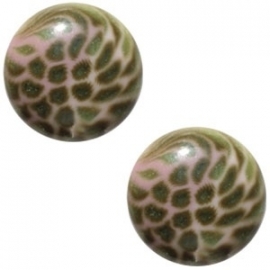 Cabochon Polaris 20mm leopard pink 17110