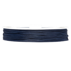 Satijnkoord midnight blue 0,5mm per meter BA007