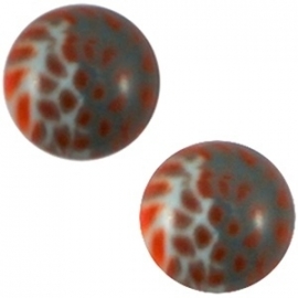 Cabochon Polaris 20mm leopard red 19547