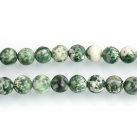 Jasper green spot 8mm